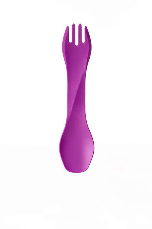 GoBites Uno Bulk - Portable Reusable Spork Utensil: Dark Gray