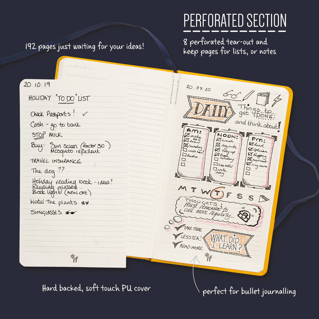Bookaroo A5 Notebook: Gold