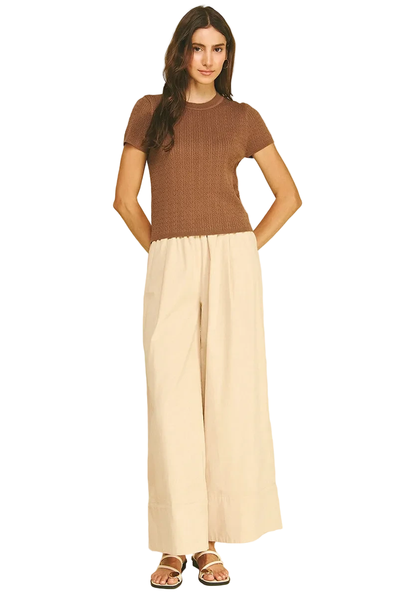 W's Wide Leg Corduroy Pant