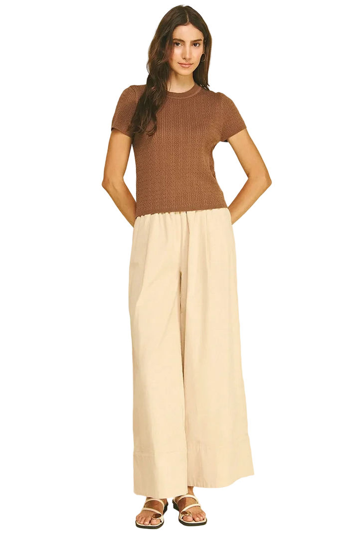W's Wide Leg Corduroy Pant