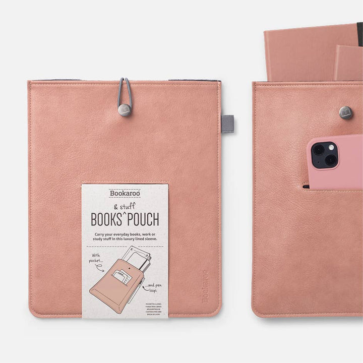 Bookaroo Books & Stuff Pouch: Fern and Cream