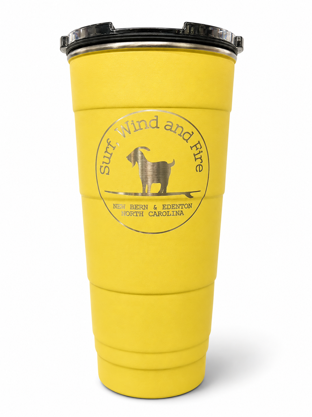 Surfing Goat Logo Insulated Stackable Tumbler, 26oz