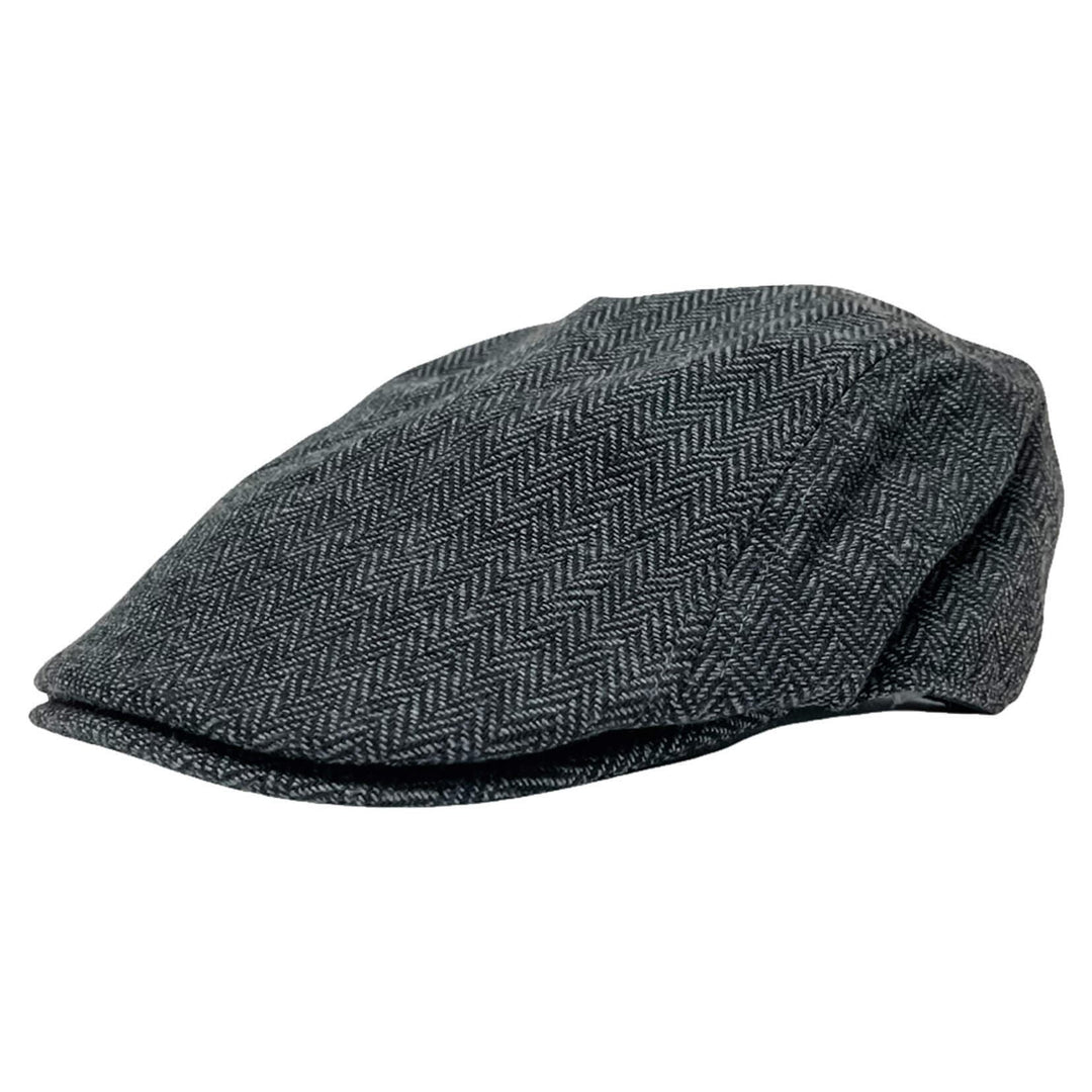 Newsboy Flat Cap - Style Mikey: Brown / XS/S