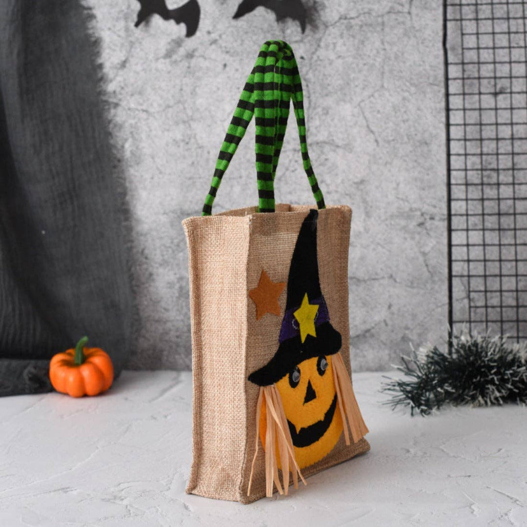 Hallo - Halloween Non-Woven Candy Bag: White