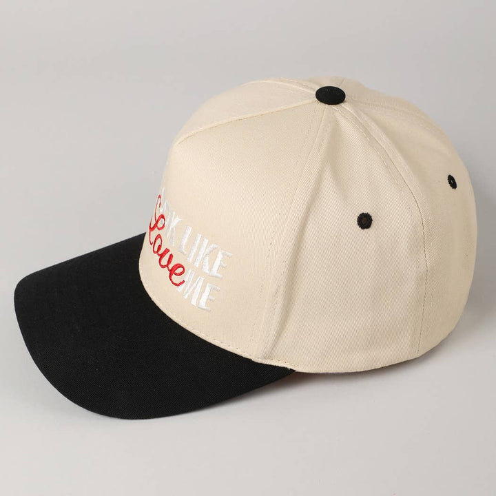 You Look Like You Love Me Embroidery Trucker Hat: Hot Pink / ONE SIZE