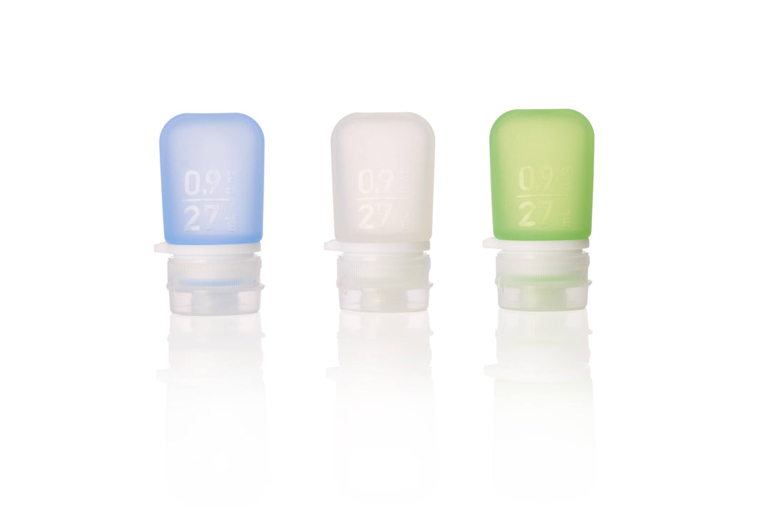 GoToob Mini 3-Pack - Refillable Silicone Travel Bottles