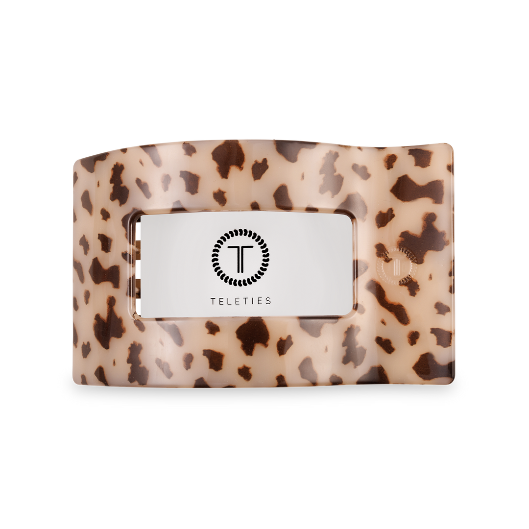 Flat Rectangle Hair Clip, Medium