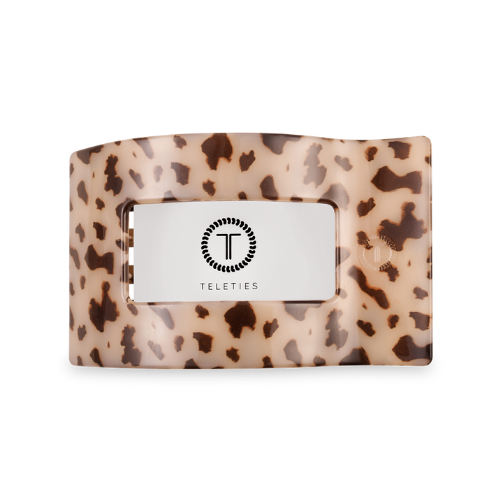 Flat Rectangle Hair Clip, Medium