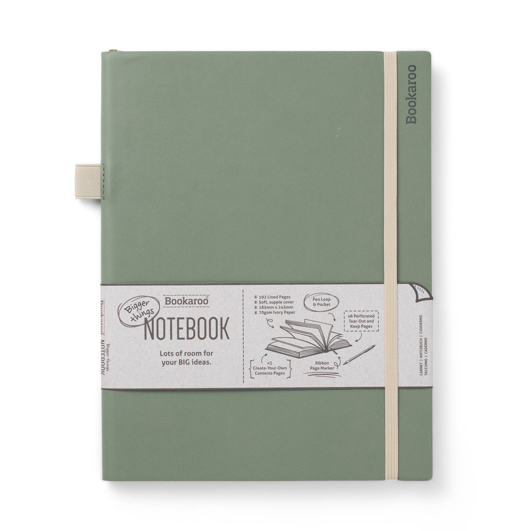 Bookaroo Bigger Things Notebook: Purple