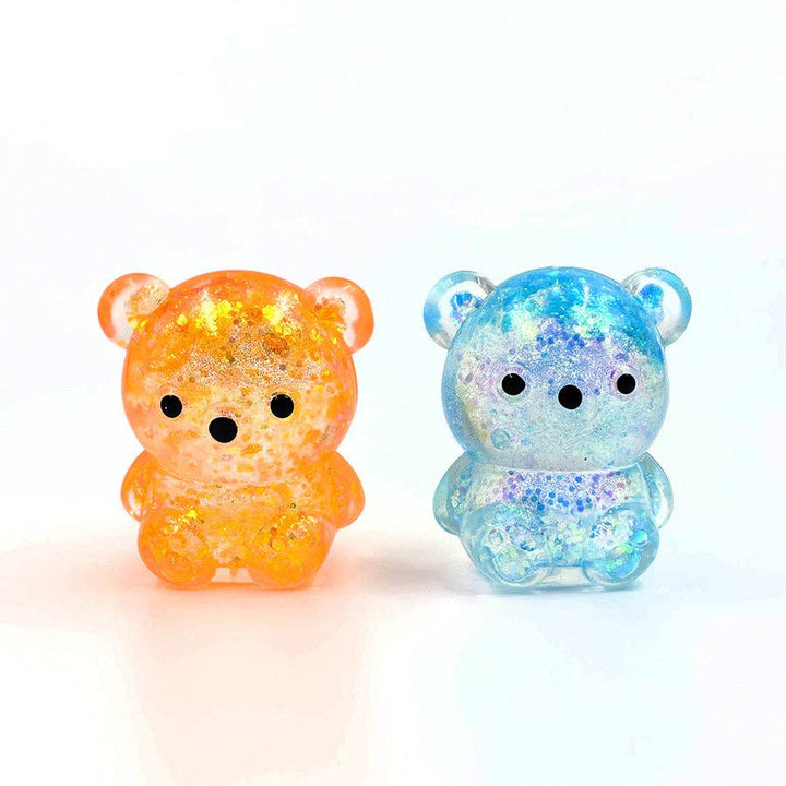 Bear Aurora Slow Rebound Squeeze Toy Stress Relief: Malt Sugar Orange