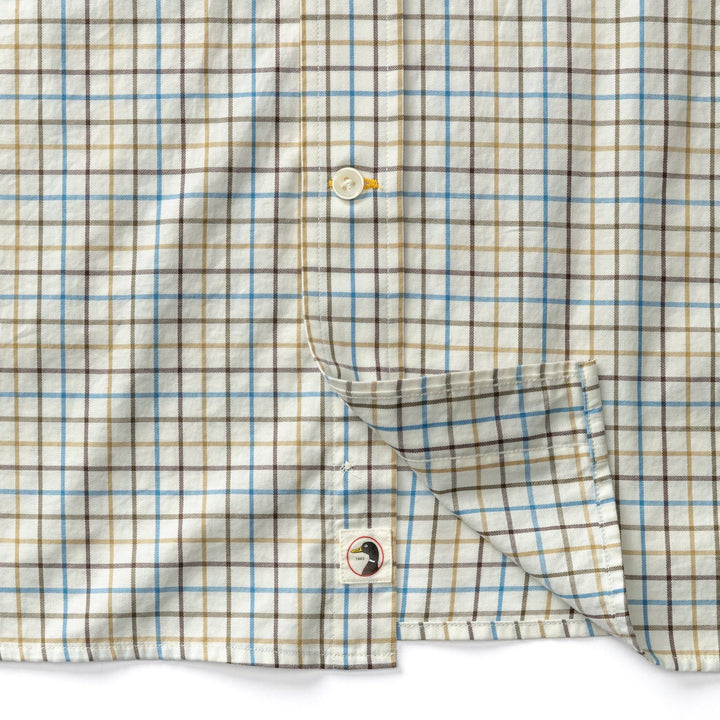 M's Joyner Plaid LS Cotton Twill Sport Shirt