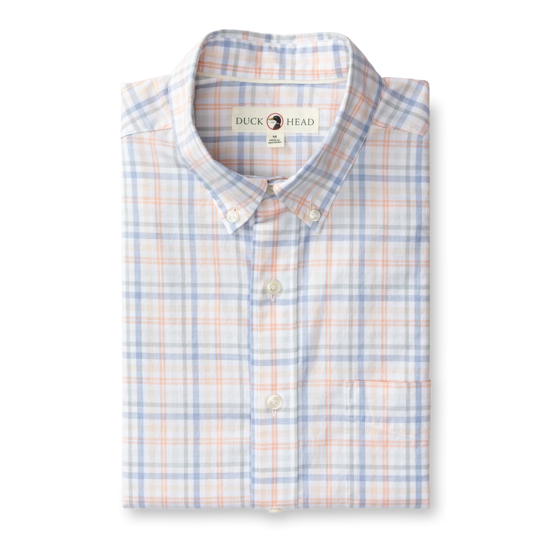 M's LS Cotton Twill Sport Shirt, Winston Plaid