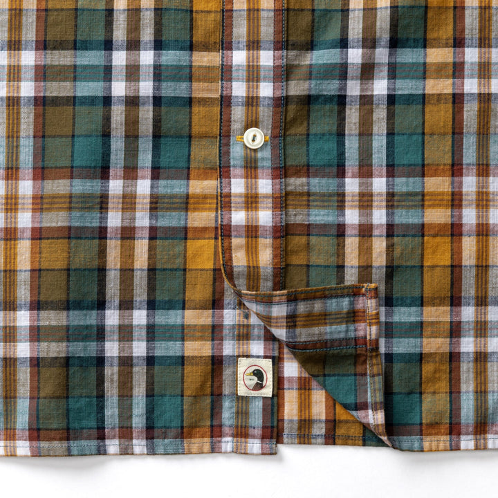M's Toni Plaid LS Cotton Slub Sport Shirt