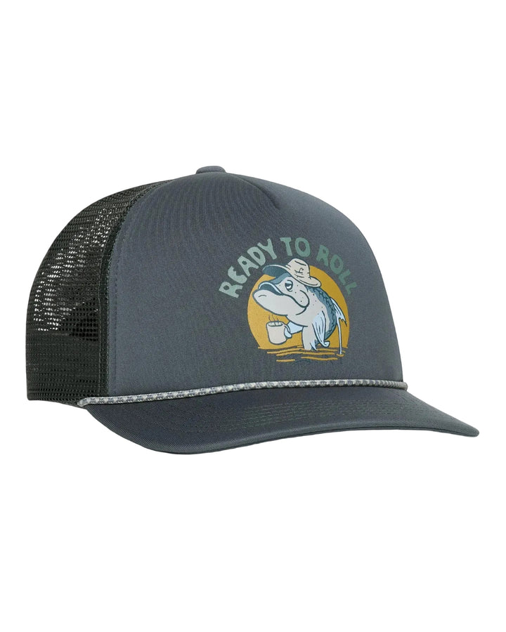 Morning Person Foam Trucker Hat, Storm Cloud