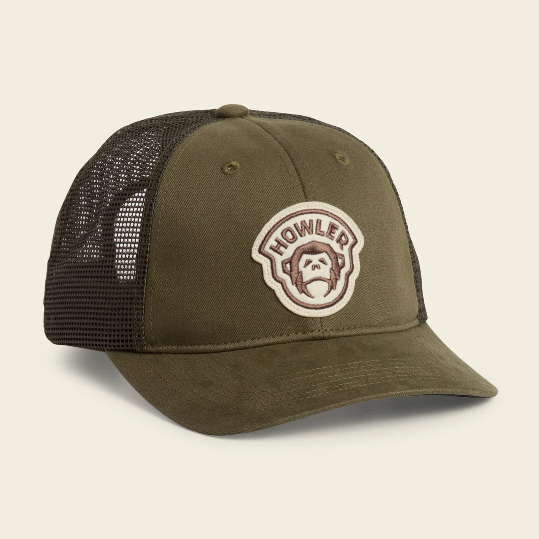 El Mono Badge Standard Hat, Rifle Green