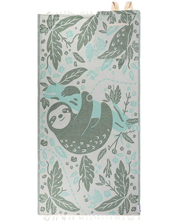 Wandering Sloth Towel Bag