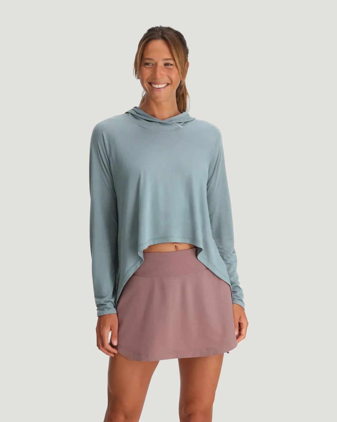 W's Bamboo Lightweight Cropped Hoodie
