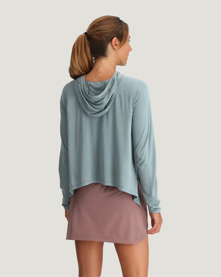 W's Bamboo Lightweight Cropped Hoodie