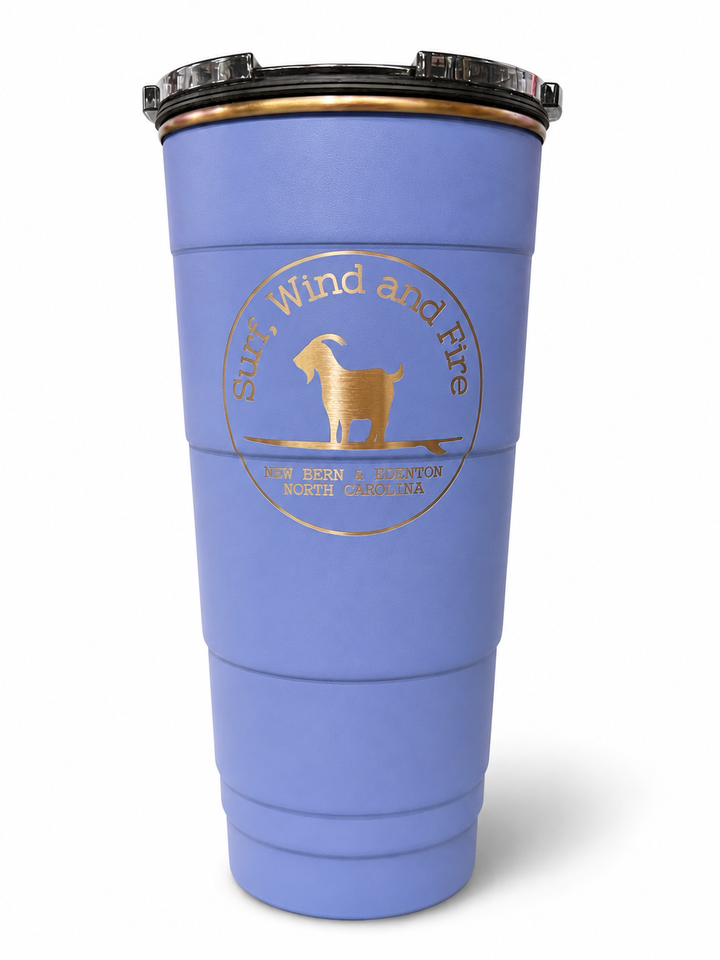 Surfing Goat Logo Insulated Stackable Tumbler, 26oz