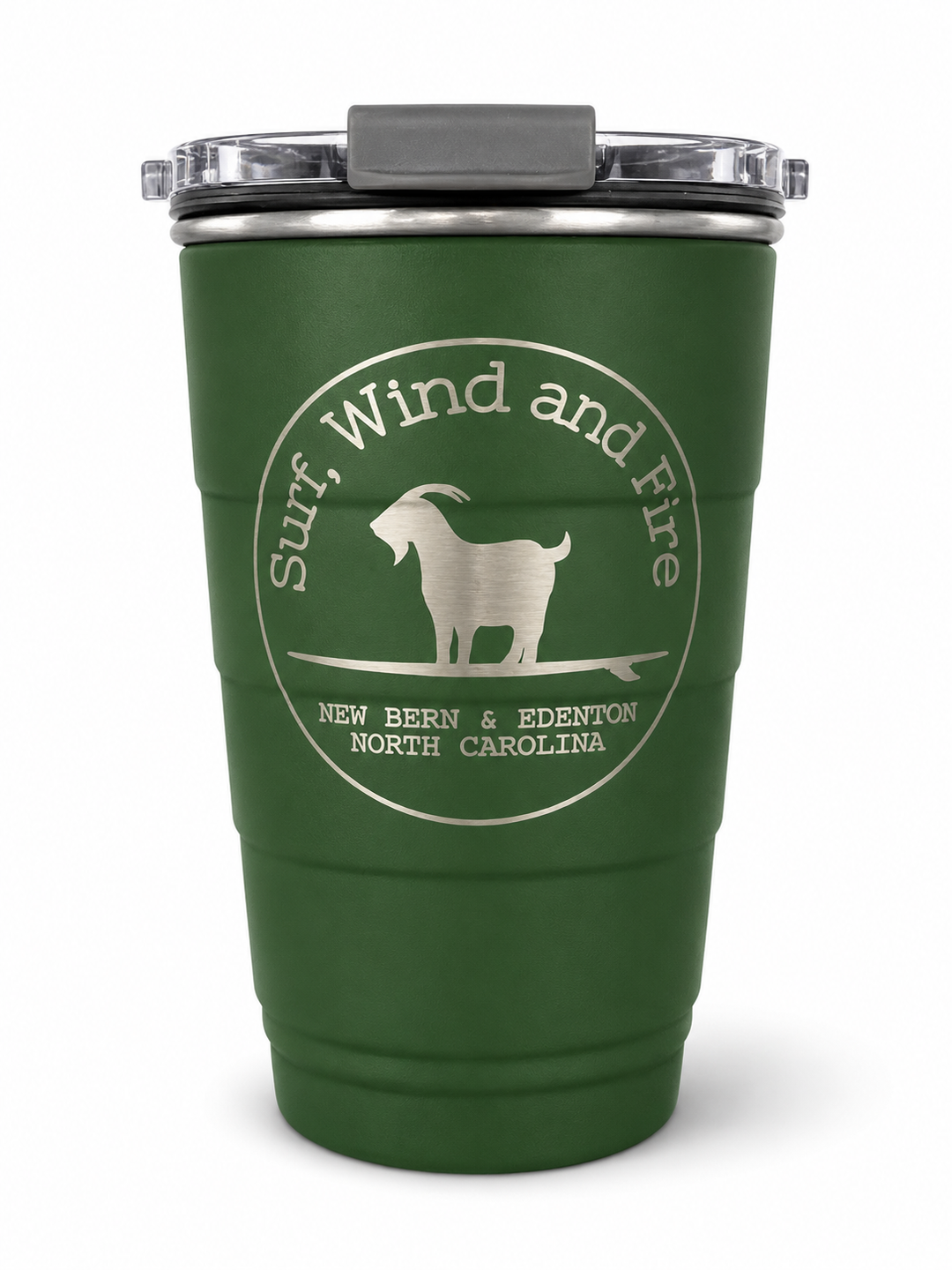 Surfing Goat Logo Insulated Stackable Tumbler, 16oz