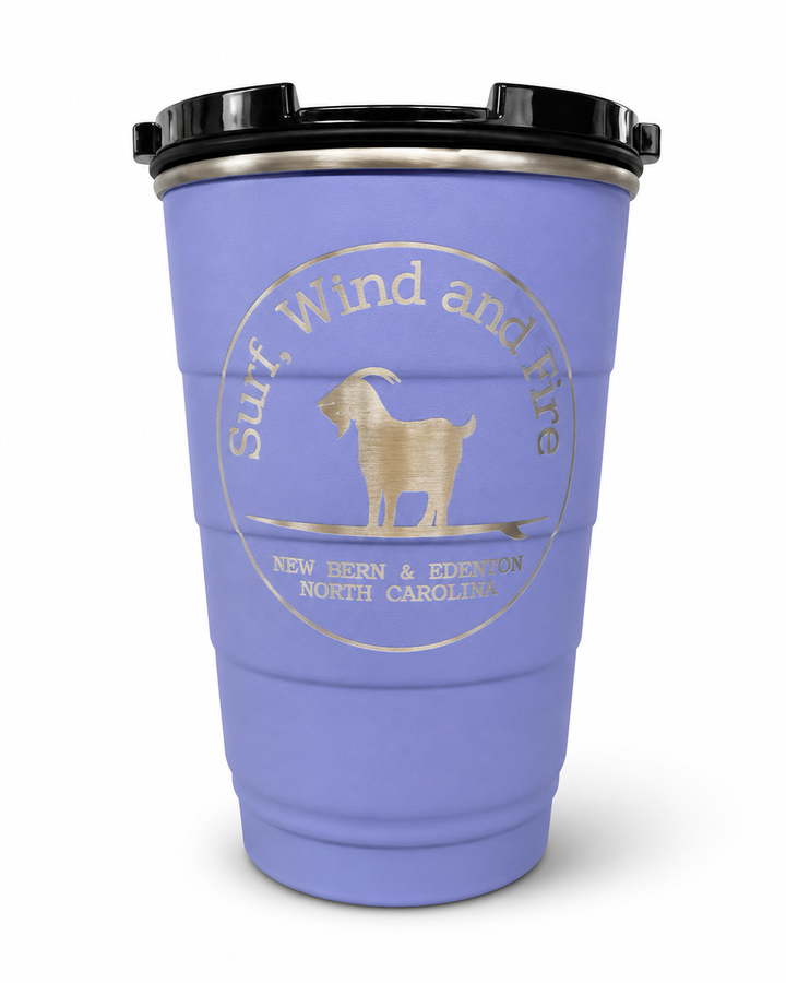 Surfing Goat Logo Insulated Stackable Tumbler, 16oz