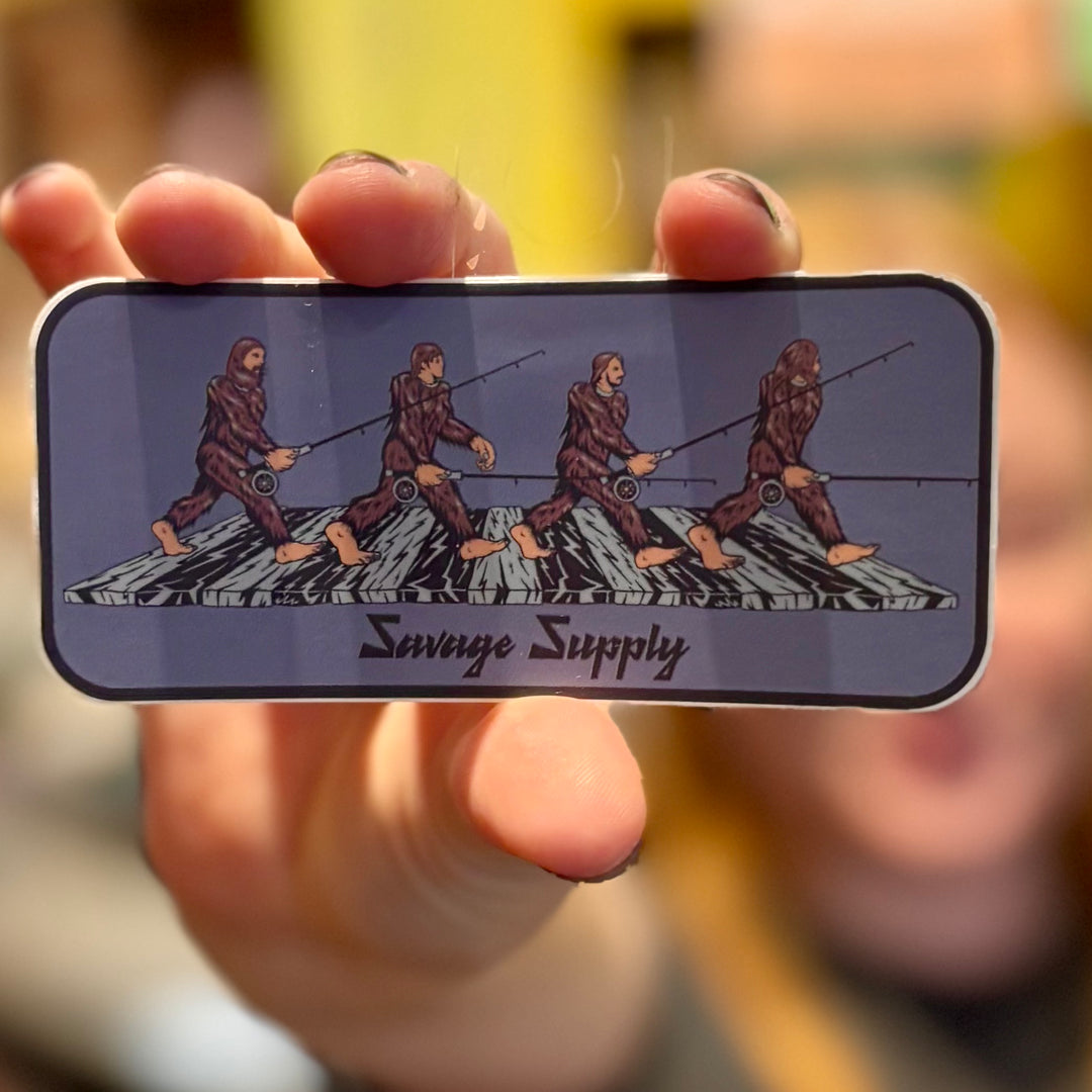 Squatchy Road Sticker