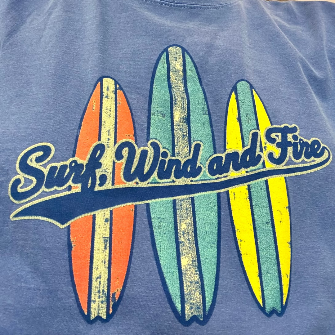 The Wave Rider Vintage T-Shirt, Lagoon Blue