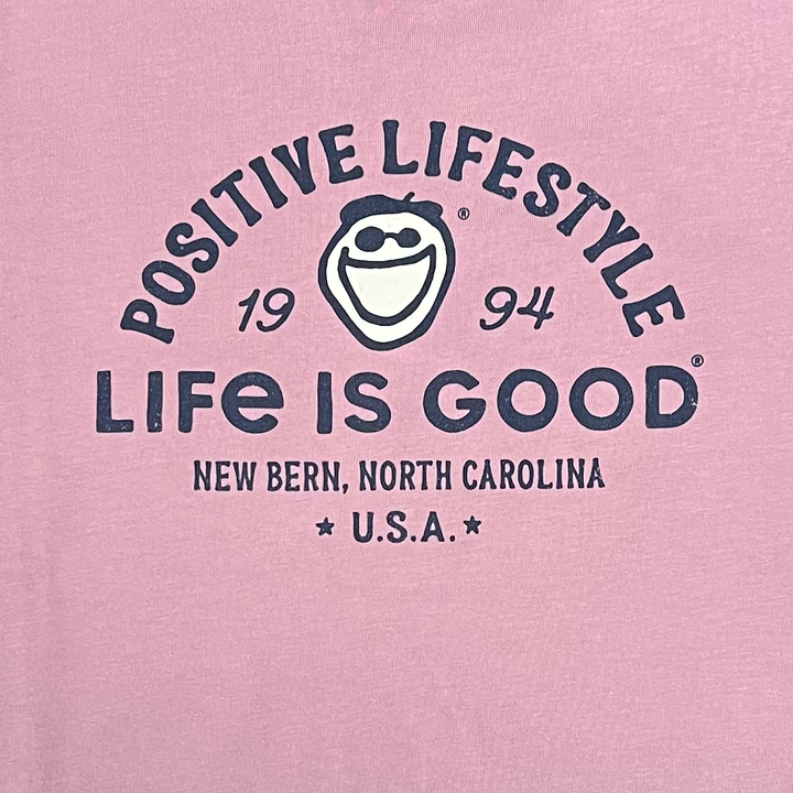 W'S S/S Crusher Tee Positive Lifestyle, New Bern Name Drop