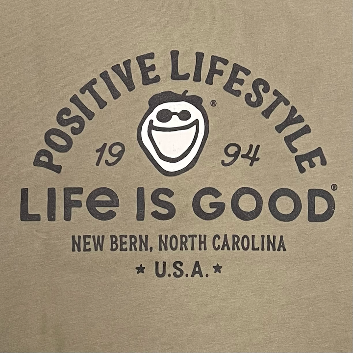 M's S/S Crusher Tee Positive Lifestyle, New Bern Name Drop
