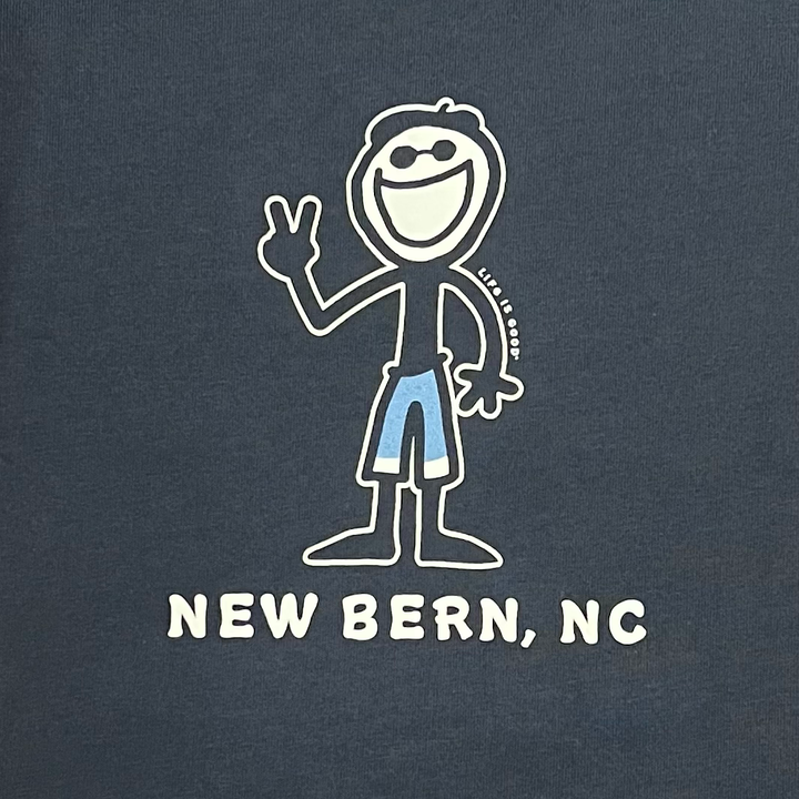 K'S S/S CRUSHER TEE PEACE JAKE, Name Drop