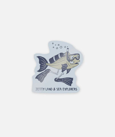 Land and Sea Explorer Sticker