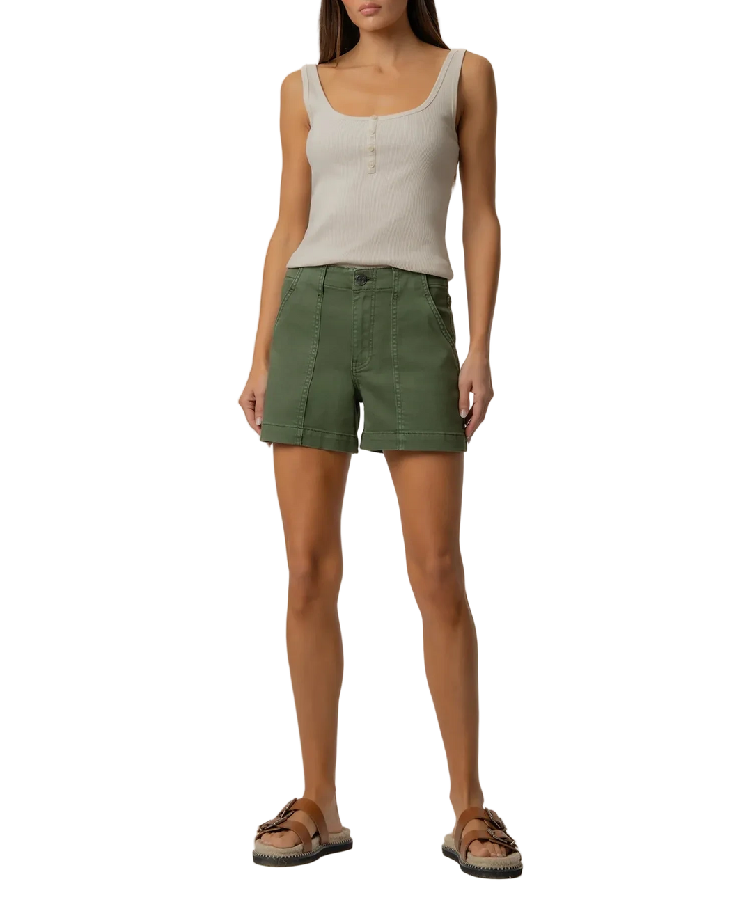 W's Jane High Rise Short, Olive