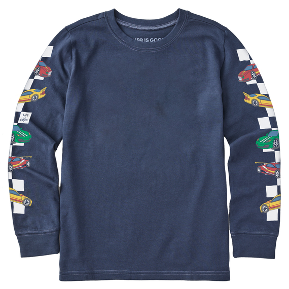K's Long Sleeve Crusher Tee Race Cars