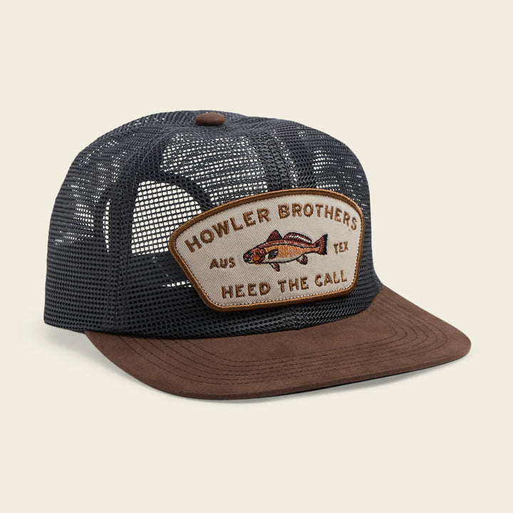 Redfish Feedstore Unstructured Snapback, Brown/Grey