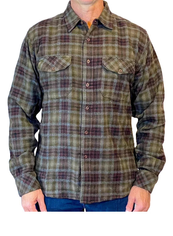 M's Jackson Slub Flannel Shirt