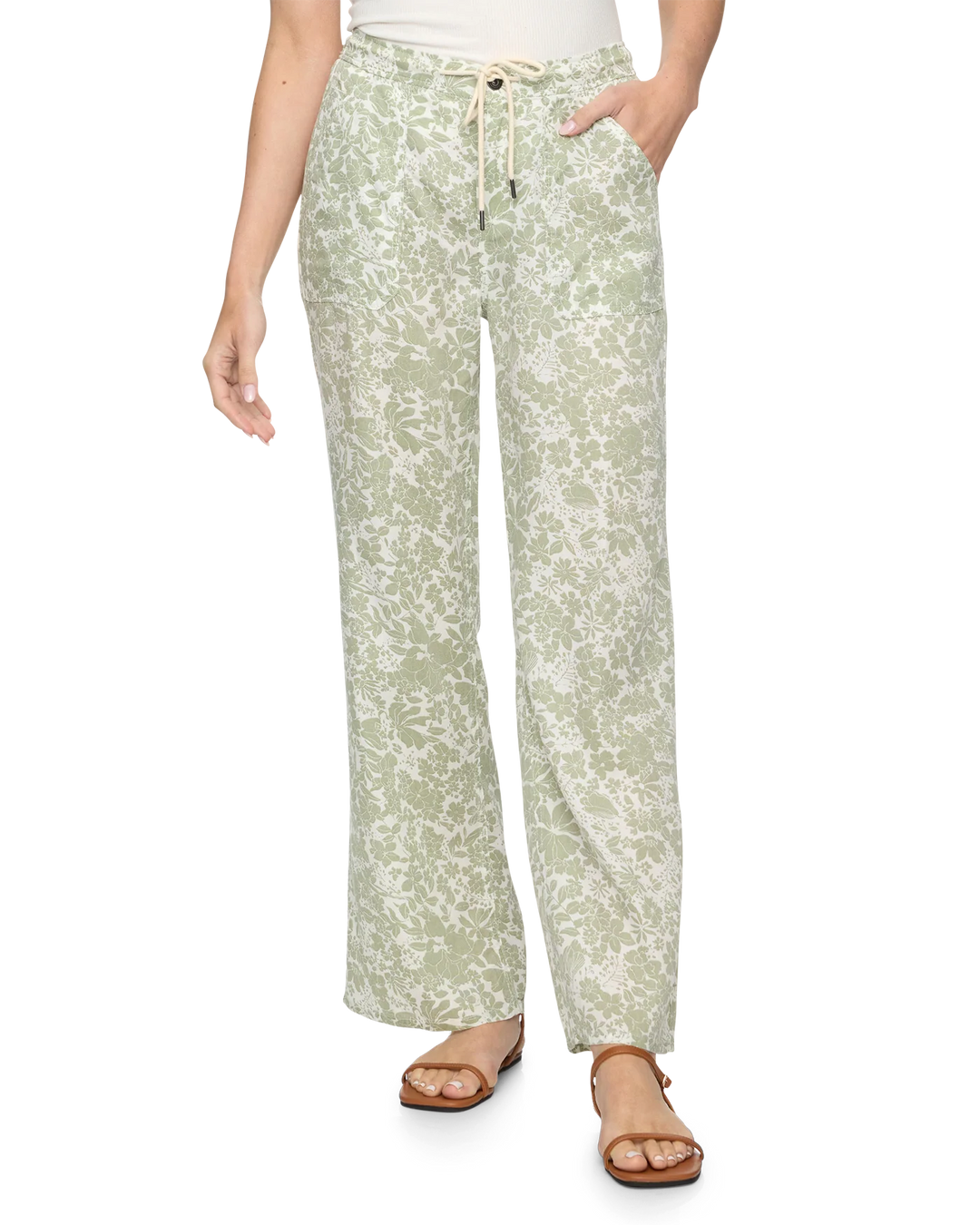 W's Bluffton Printed Wind Leg Pull On Pant