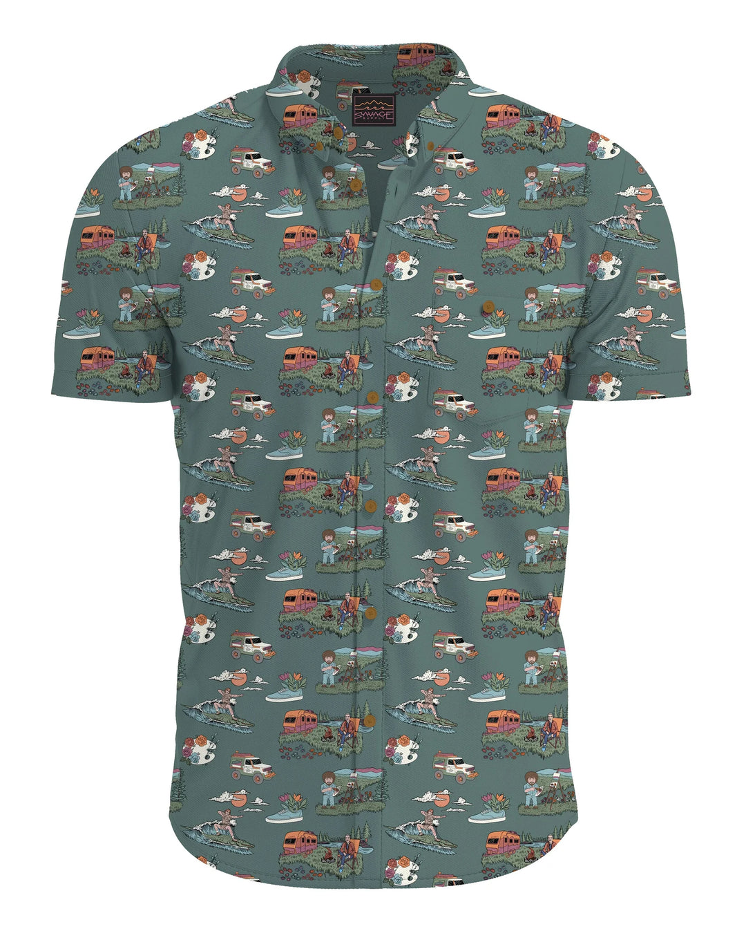 M's Holy Trinity of the 90's Chillknit Ramblin' Button-Down