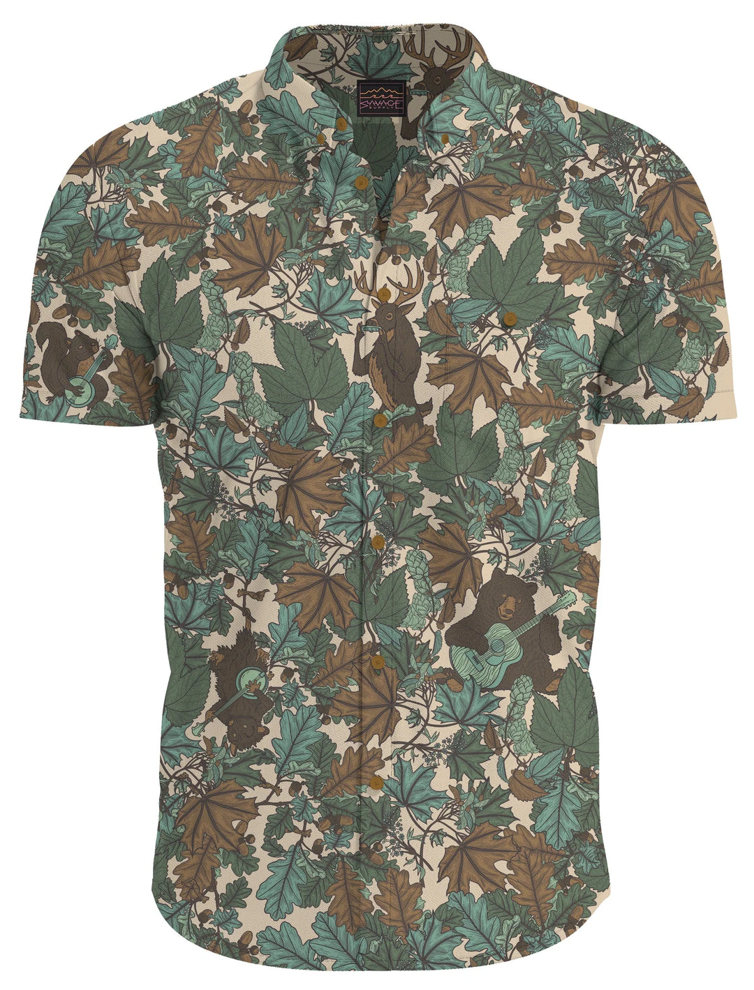 M's Forest Jam Button-Down Shirt
