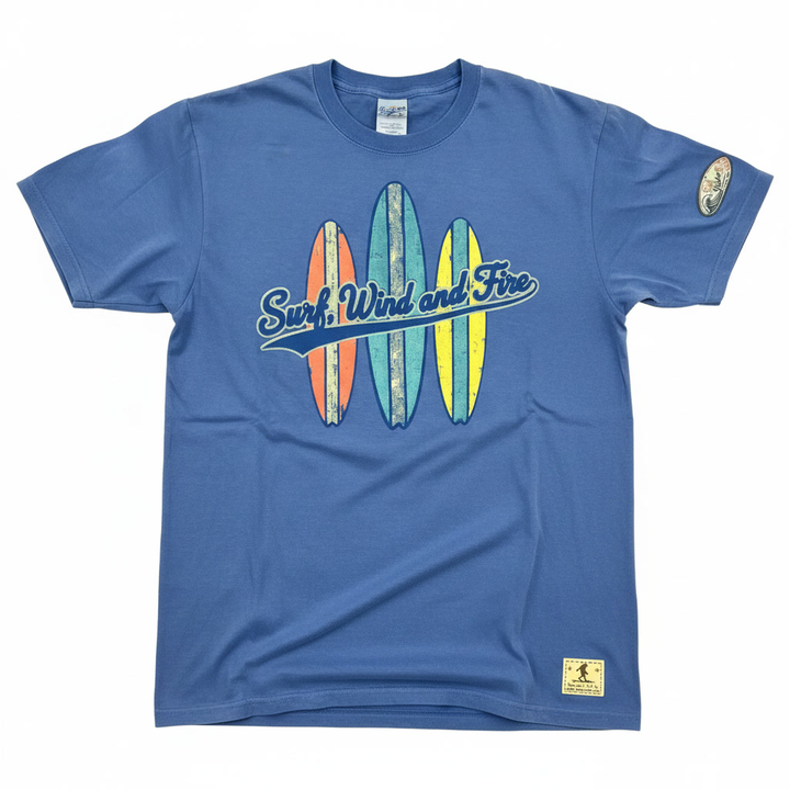 The Wave Rider Vintage T-Shirt, Lagoon Blue