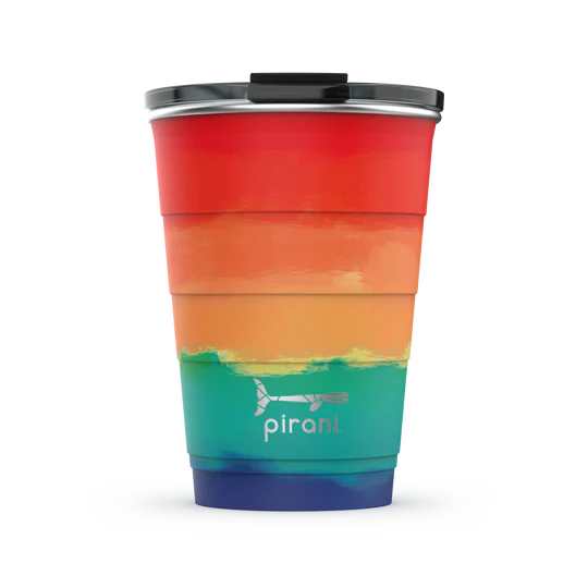 Insulated Stackable Tumbler 16oz, Ombre-Sunset
