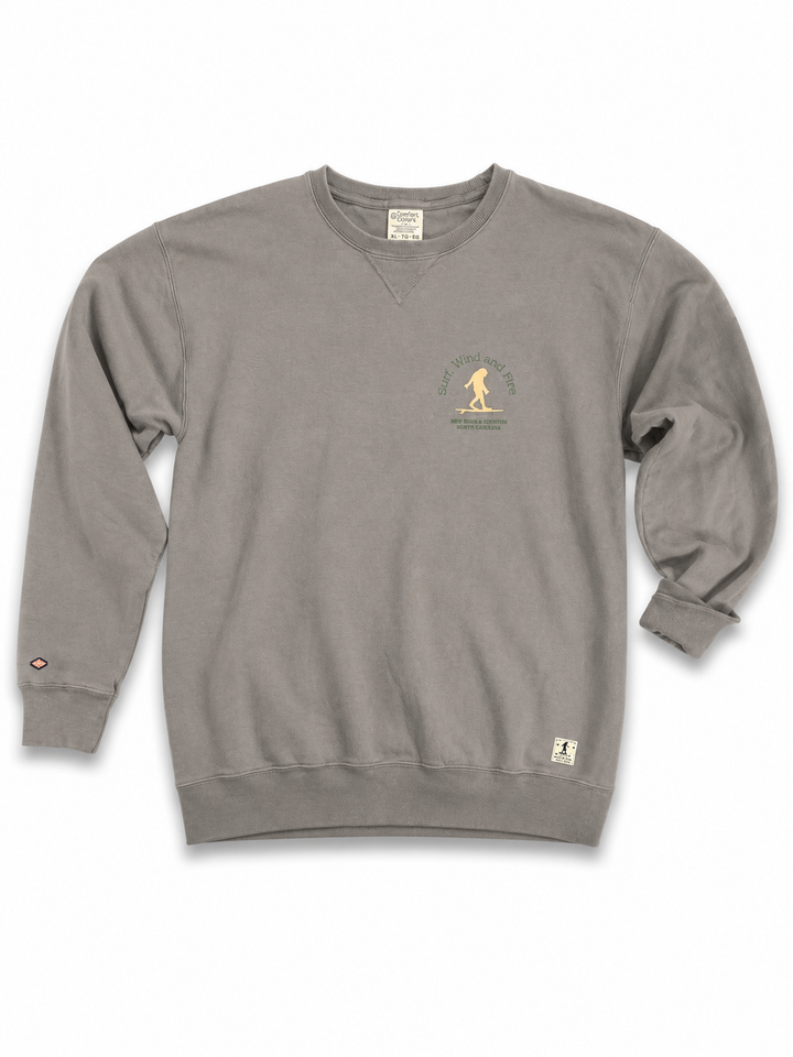 Surfing Sasquatch Crewneck Sweatshirt
