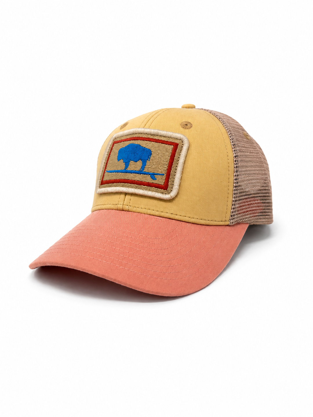Surfing Buffalo Structured Trucker Hat
