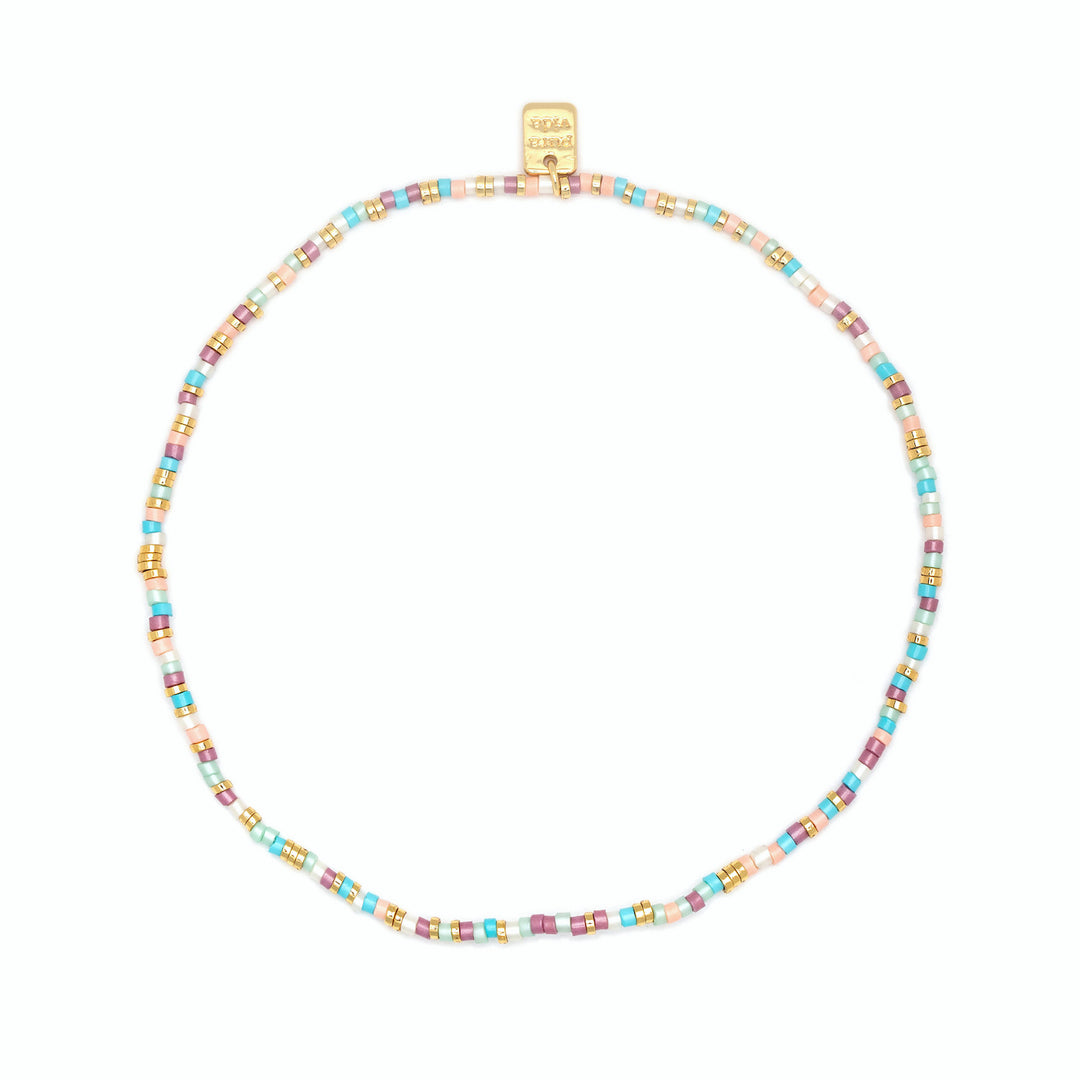 South Beach Seed Bead Stretch Anklet