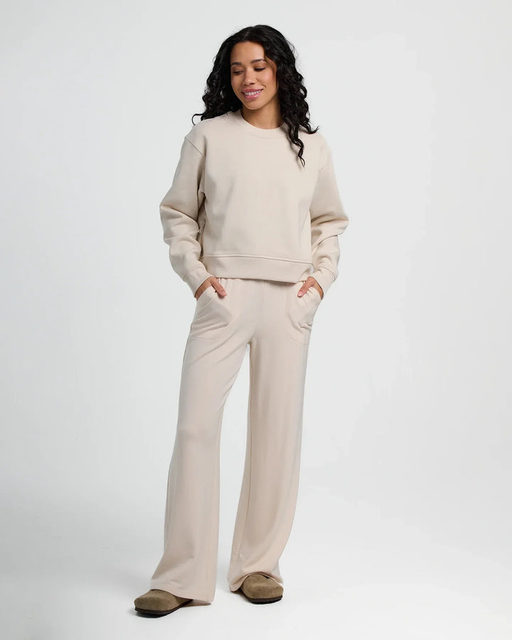 W's Bamboo Lightweight Fleece Wide Leg Pant