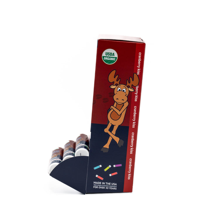 Organic Moose Smooch Cranberry Kiss Lip Balm