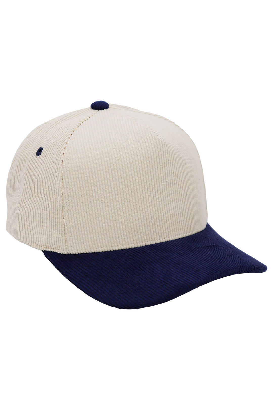 Premium Corduroy Beige Upper Baseball Cap: BEIGE/CAMEL / ONE SIZE