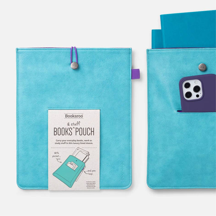 Bookaroo Books & Stuff Pouch: Fern and Cream