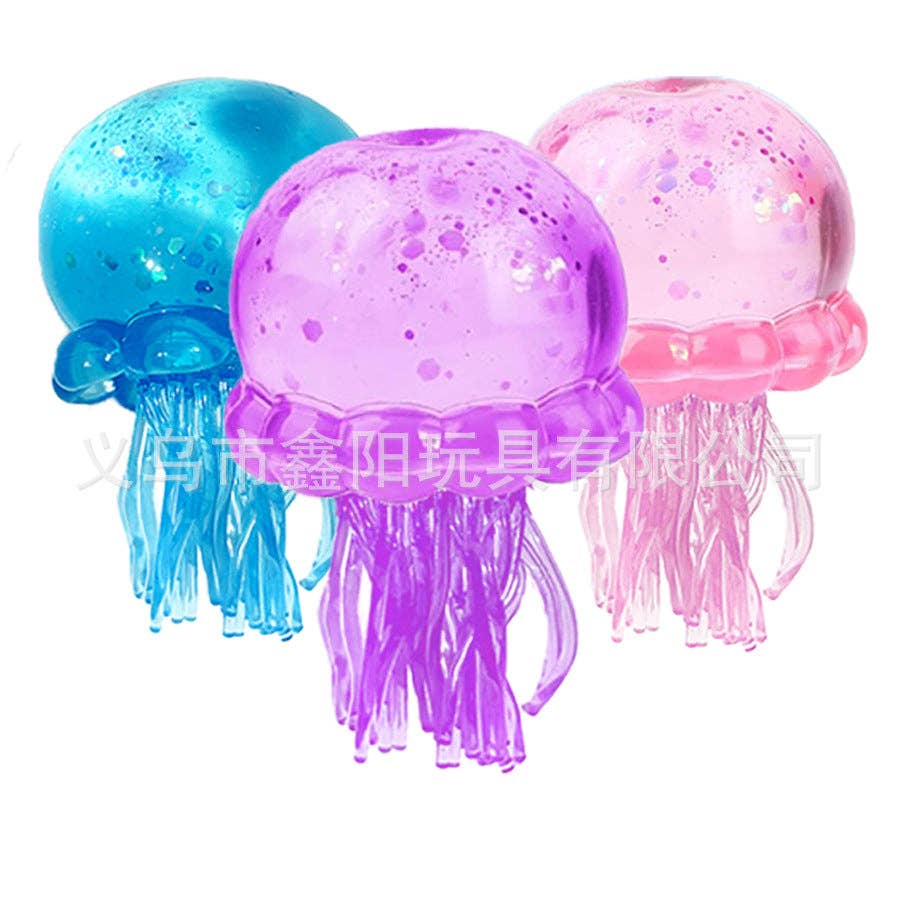 Large Jellyfish Maltese Squishy Toy Slow Rebound Stress Relief Ball High Quality, Malt Sugar-Pink