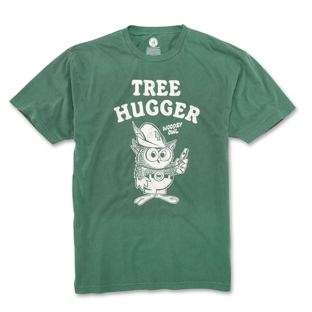 Woodsy Owl Tree Hugger Pigment-Dye Tee