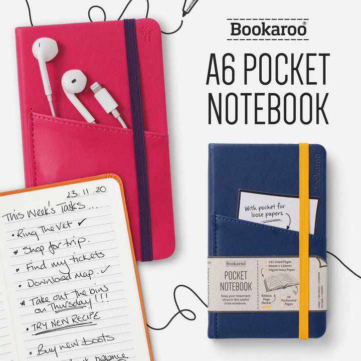Bookaroo A6 Pocket Notebook: Chartreuse